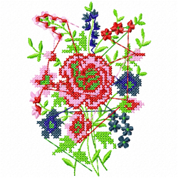 Cross Stitches Embroidery Design 5 Cross Stitches Embroidery Design 5